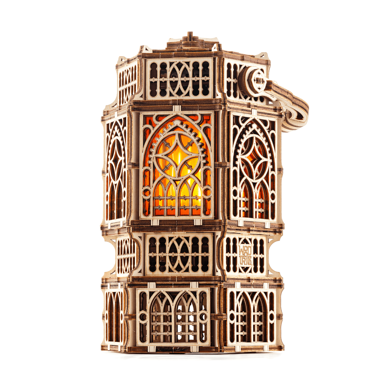 Antique lantern mechanical wooden puzzle WoodTrick