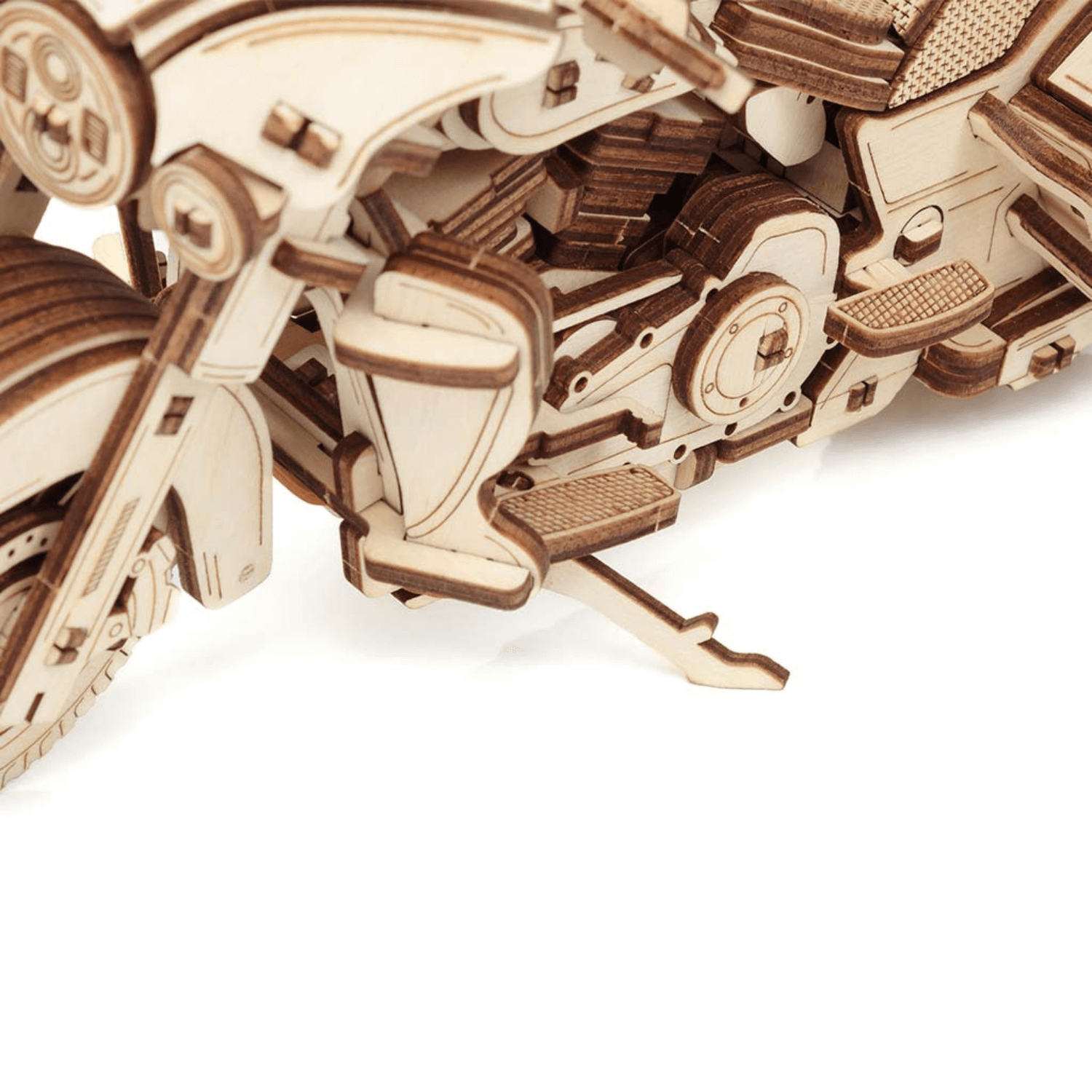 Motorrad | Bike Mechanisches Holzpuzzle Eco-Wood-Art