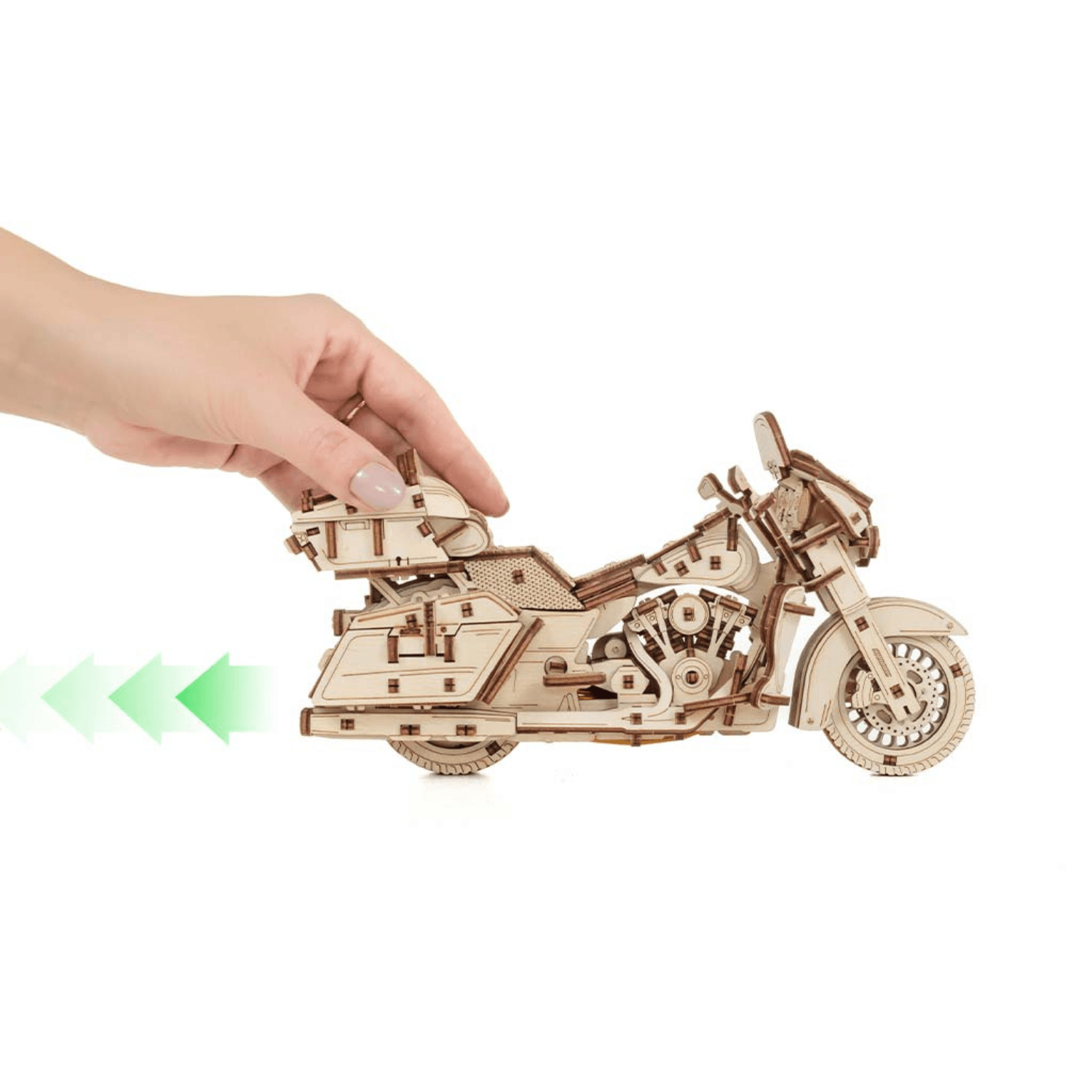 Motorrad | Bike Mechanisches Holzpuzzle Eco-Wood-Art