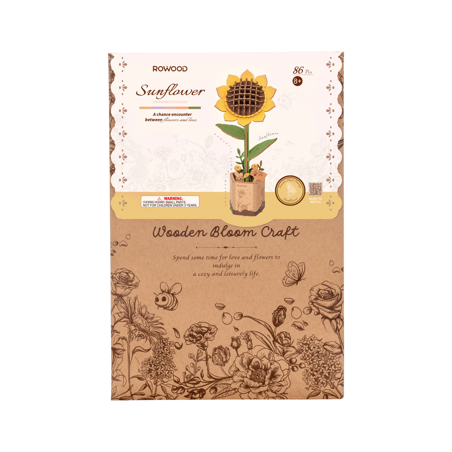 Ewiger Frühling | Blumen-Trio Kollektion 3D Puzzle Robotime