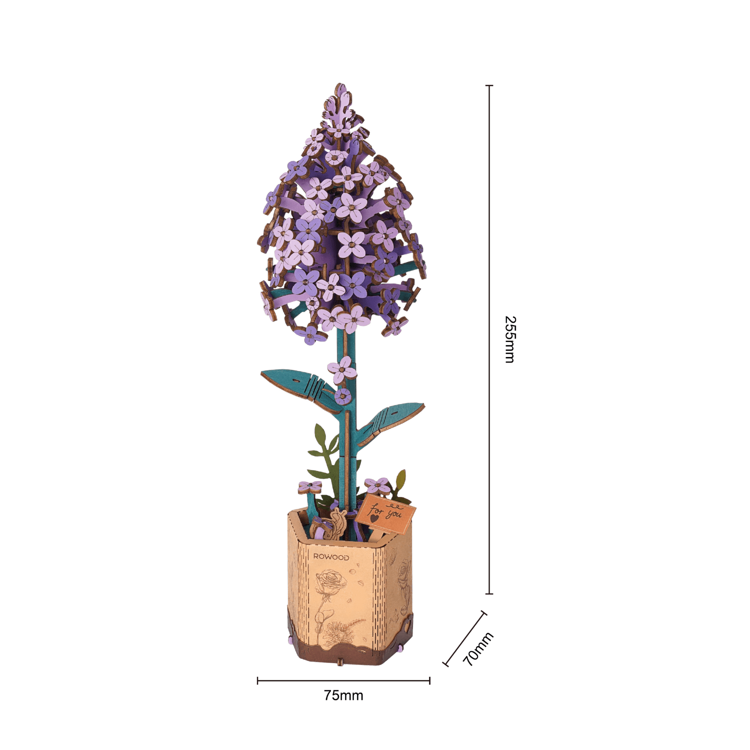 Ewiger Frühling | Blumen die immer blühen 3D Puzzle Robotime