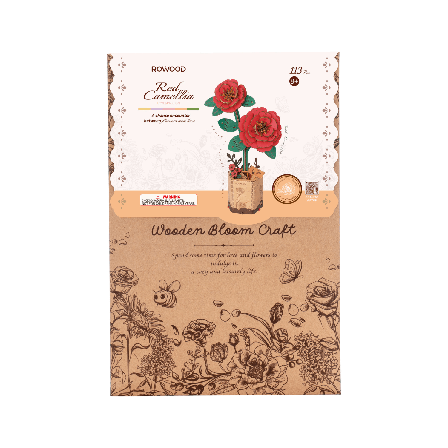 Ewiger Frühling | Blumen-Trio Kollektion-Holzpuzzle-Robotime--