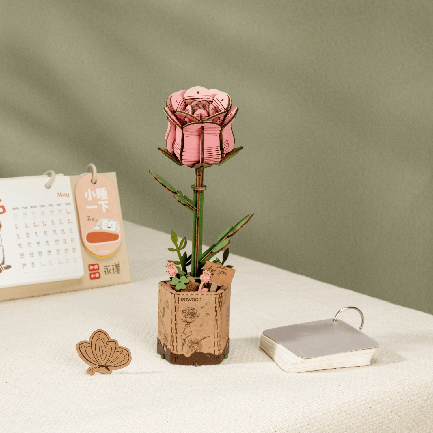 Ewiger Frühling | Blumen die immer blühen 3D Puzzle Robotime