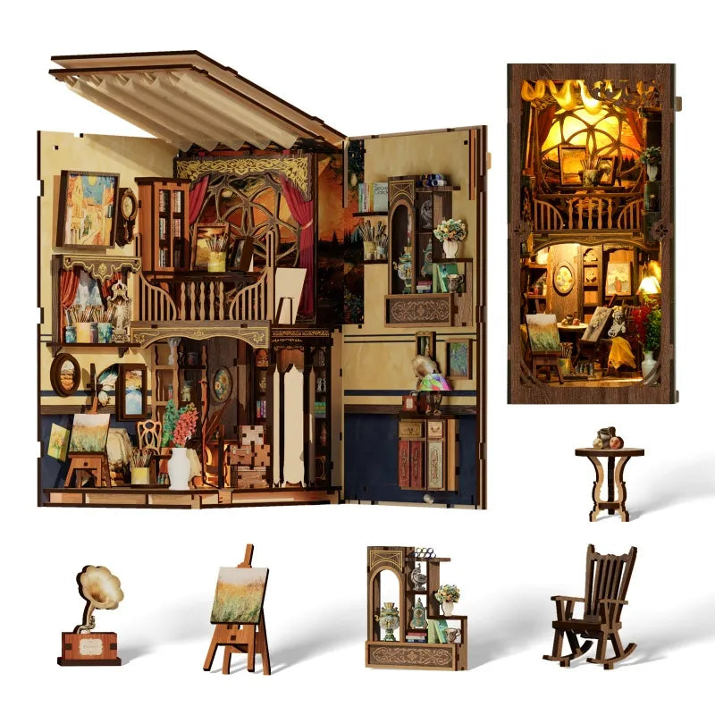 A World within the Frame | Van Gogh | Book Nook Diorama MagicHolz