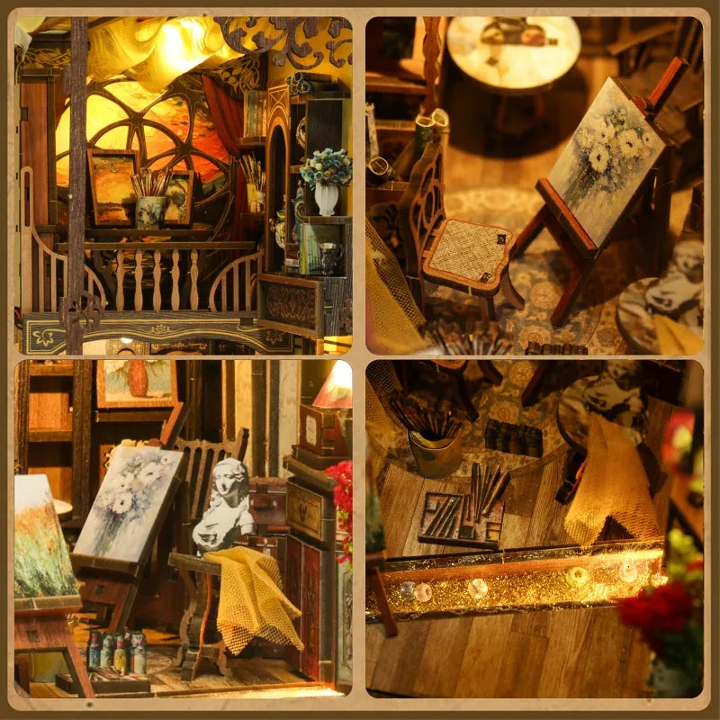 A World within the Frame | Van Gogh | Book Nook Diorama MagicHolz