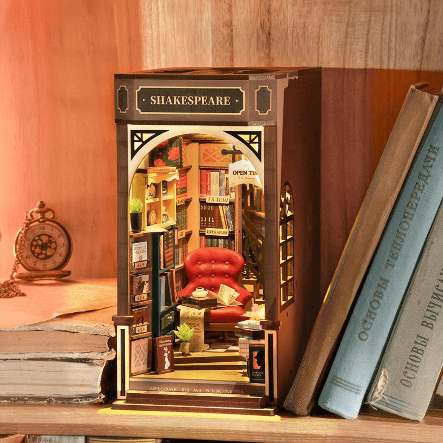Bookstore | Diorama | Rolife Diorama Robotime Bookstore | Book Nook