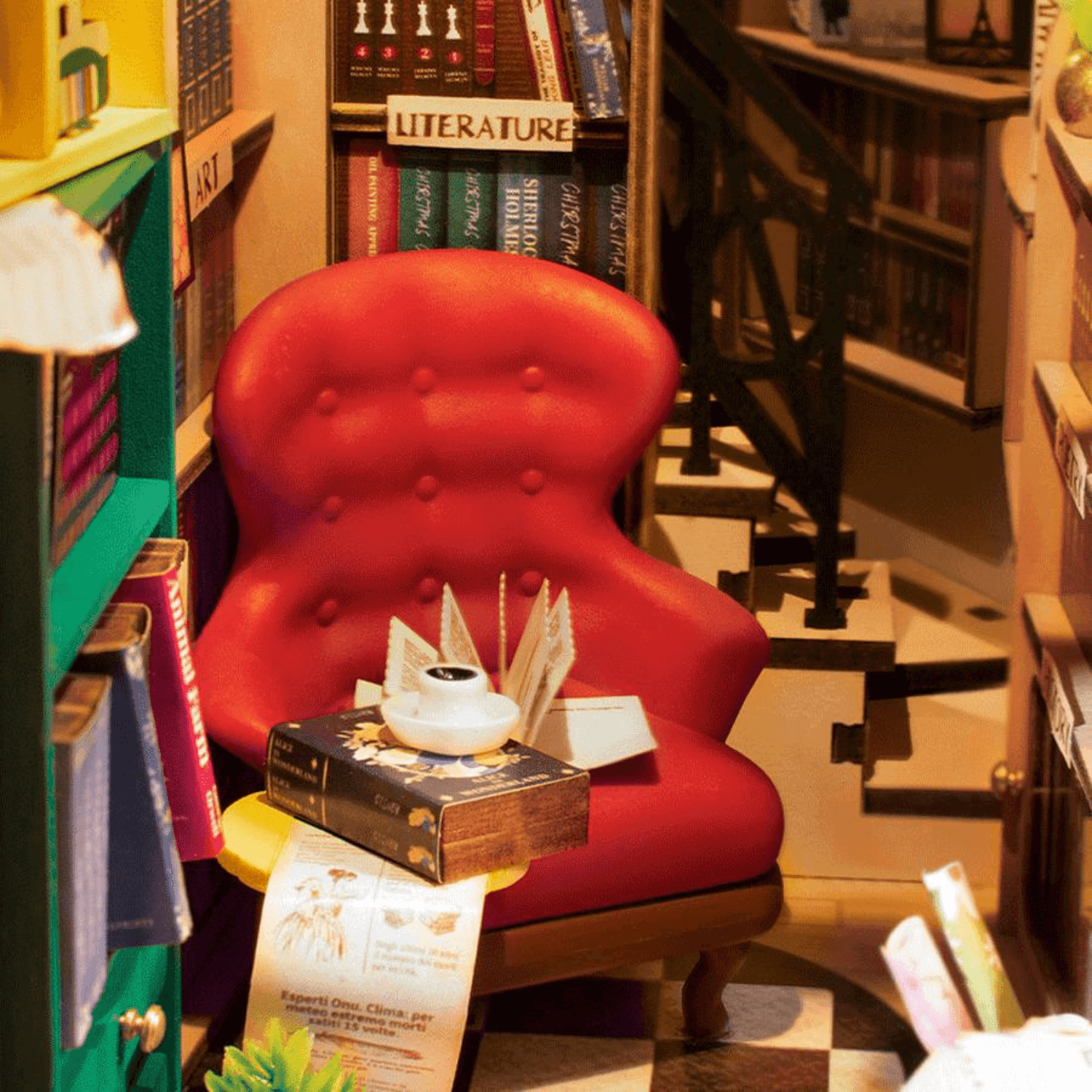 Bookstore | Diorama | Rolife Diorama Robotime