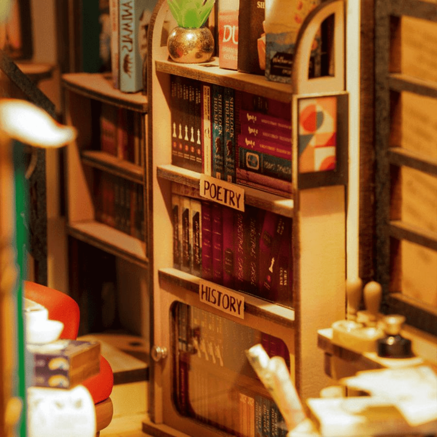Bookstore | Diorama | Rolife Diorama Robotime