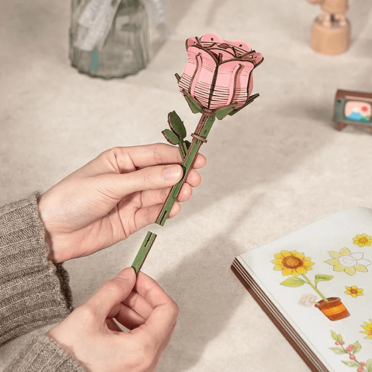Eternal Spring | Flower Bouquet-3D Puzzle-Robotime--