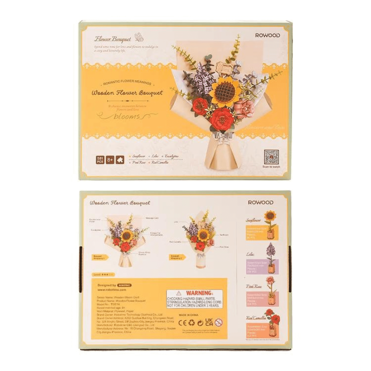 Eternal Spring | Flower Bouquet-3D Puzzle-Robotime--