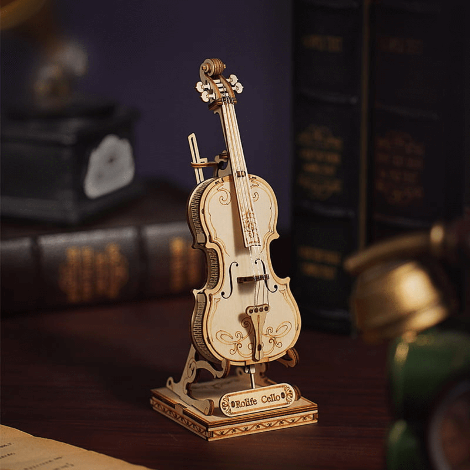 Cello l 3D Holzpuzzle 3D Puzzle Robotime