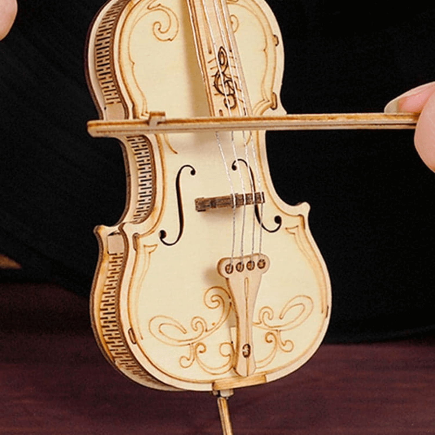 Cello l 3D Holzpuzzle 3D Puzzle Robotime