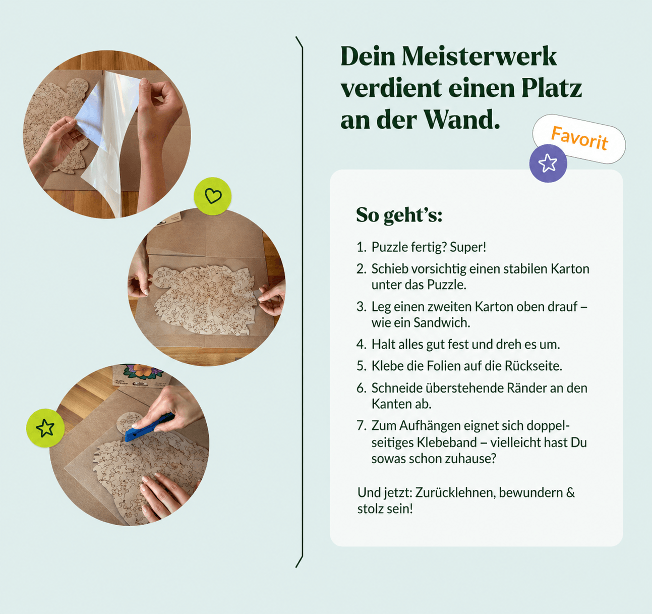 Saver-zelfklevende folies en accessoires MagicHolz