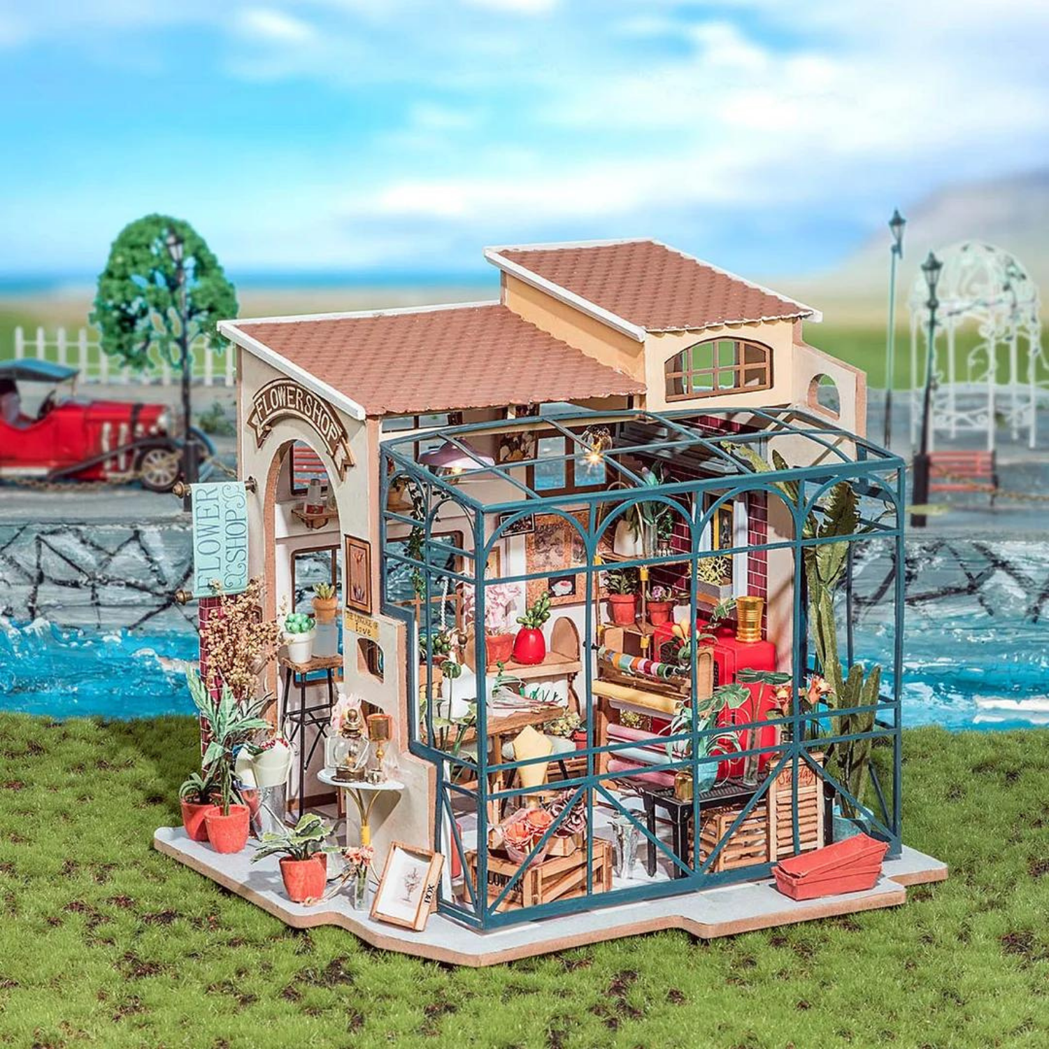 Emily's Flower Shop (Blumenladen) Miniaturhaus Robotime