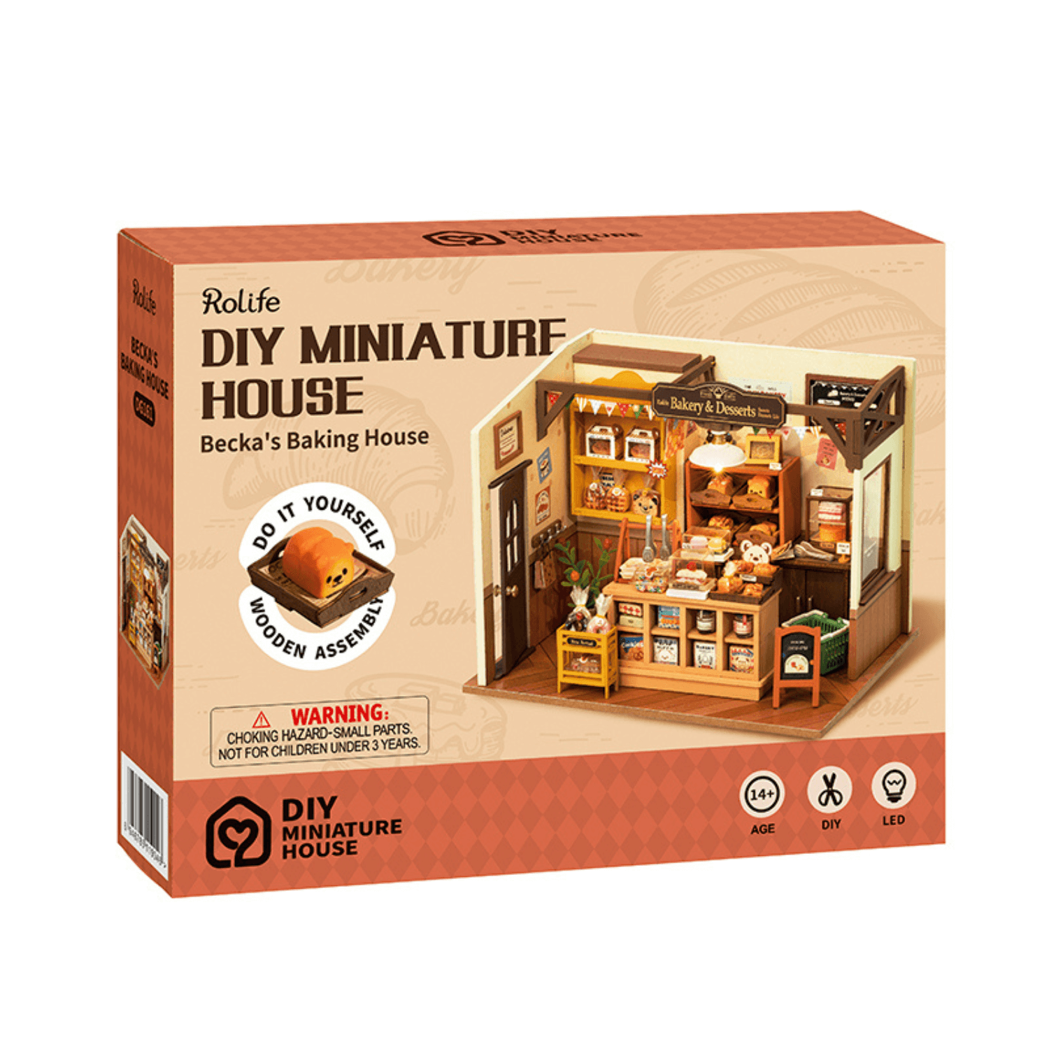 Becka's Baking House (bakery) Miniature house Robotime