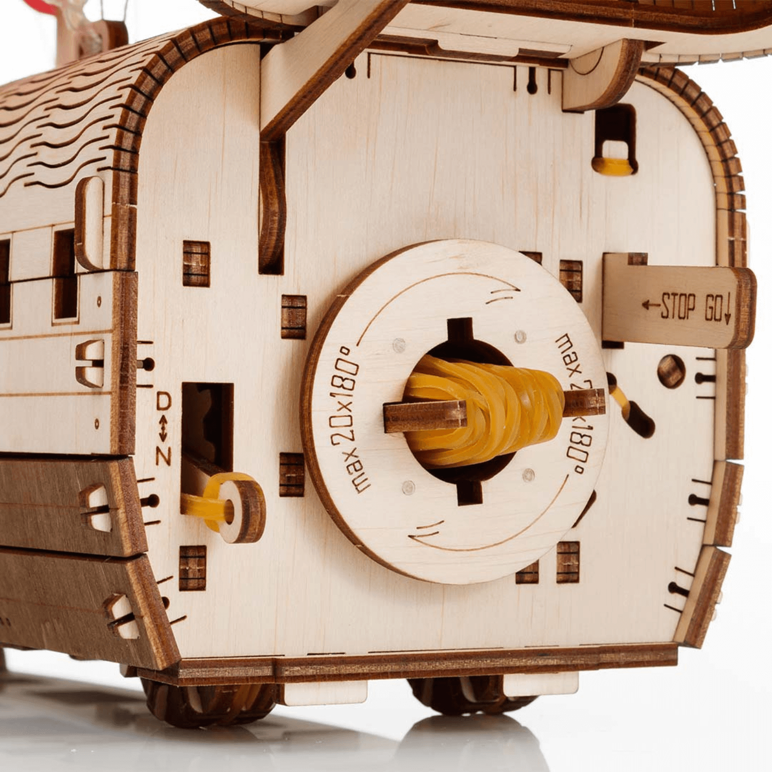 Djong | Schiff-Mechanisches Holzpuzzle-Eco-Wood-Art--
