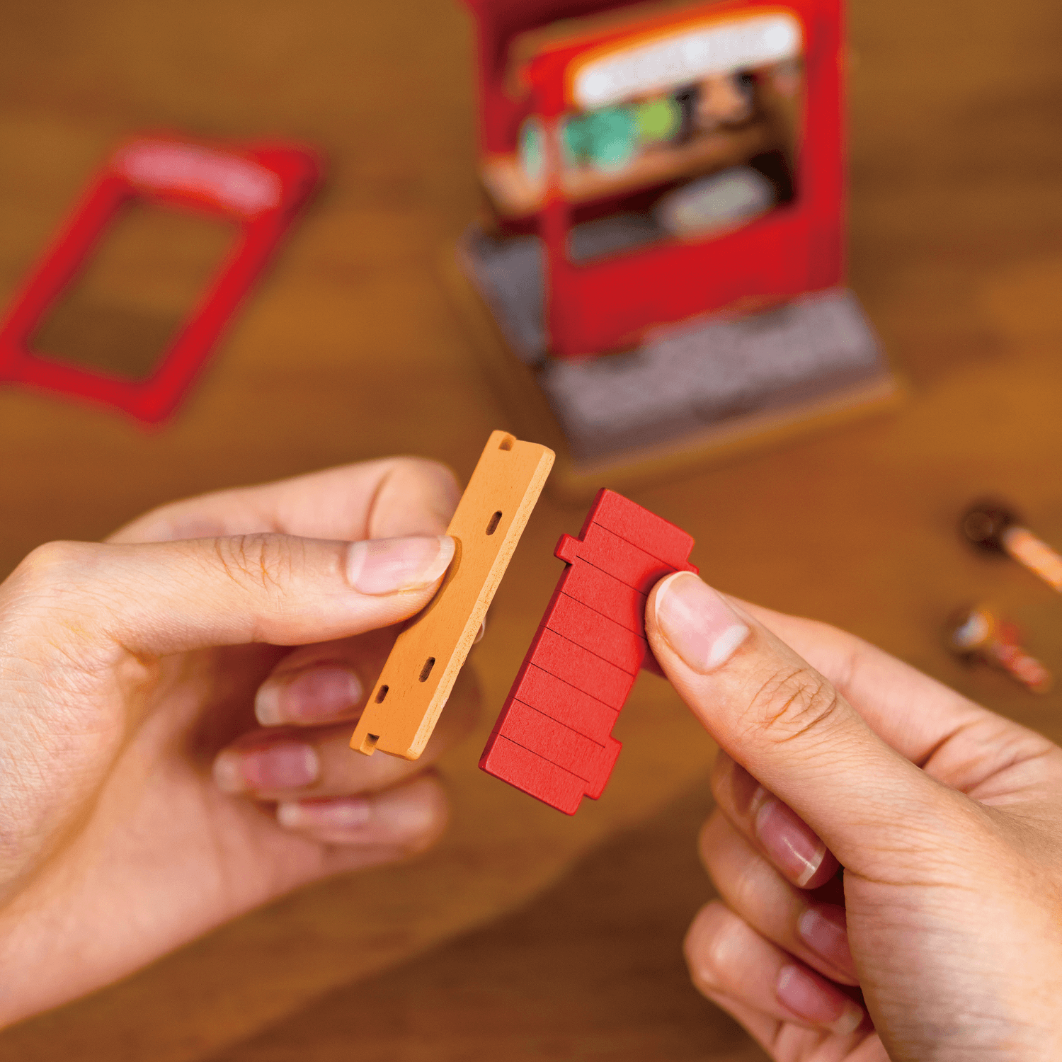 Weihnachtliche Kakao-Shop Miniaturhaus Robotime