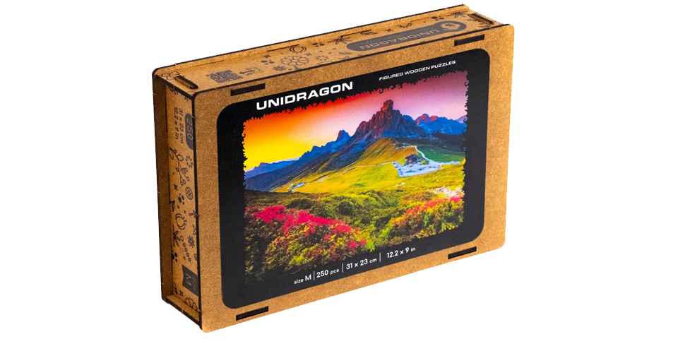 Gebirge-Holzpuzzle-Unidragon--