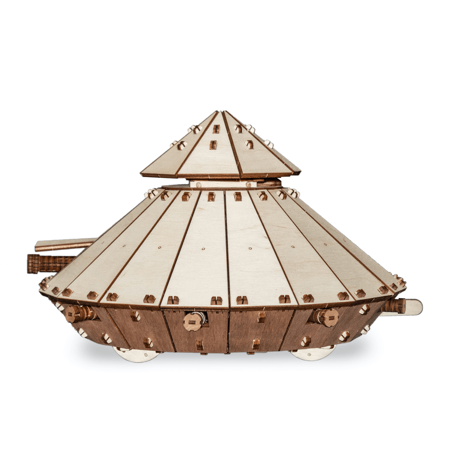 DA VINCI TANK | Panzer Mechanisches Holzpuzzle Eco-Wood-Art