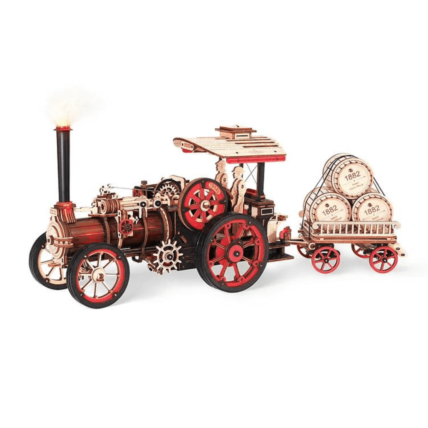 Dampfmaschine | Steam Engine ROKR-Mechanisches Holzpuzzle-Robotime--