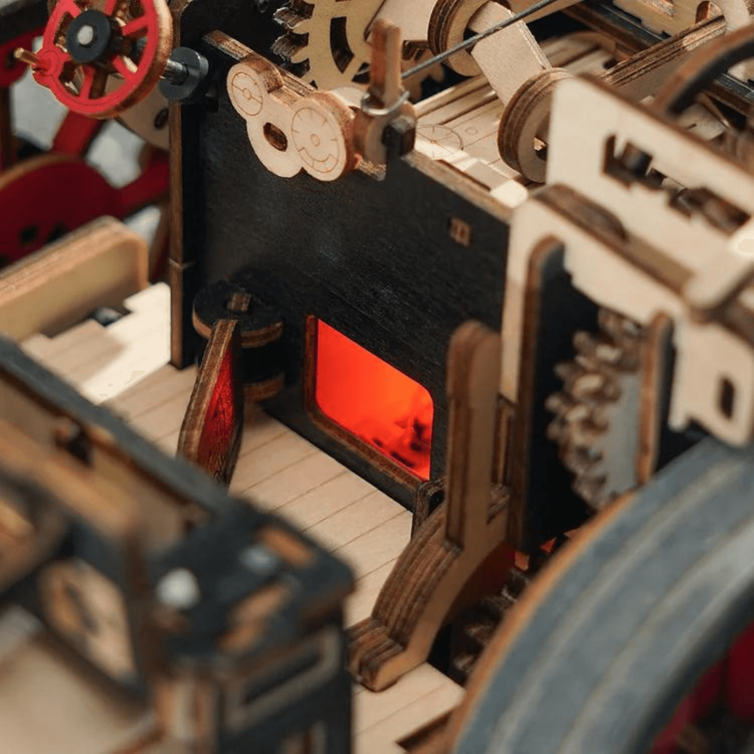 Dampfmaschine | Steam Engine ROKR-Mechanisches Holzpuzzle-Robotime--