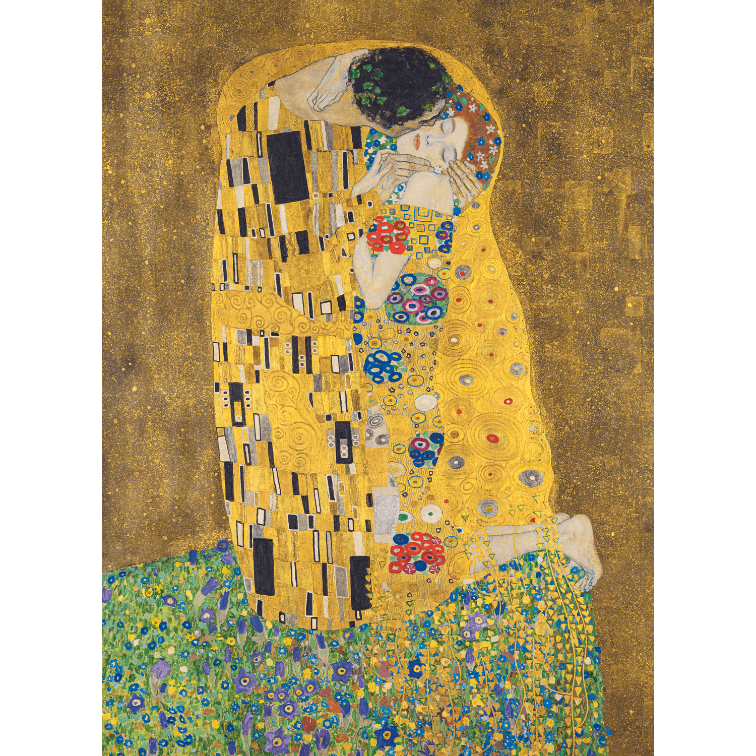 Der Kuss / Gustav Klimt | Holz Puzzle 200 Holzpuzzle TREFL