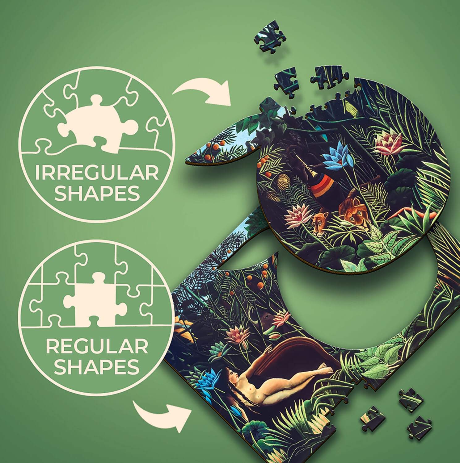The Dream / Henri Rousseau | Wooden Puzzle 200 Wooden Puzzle TREFL