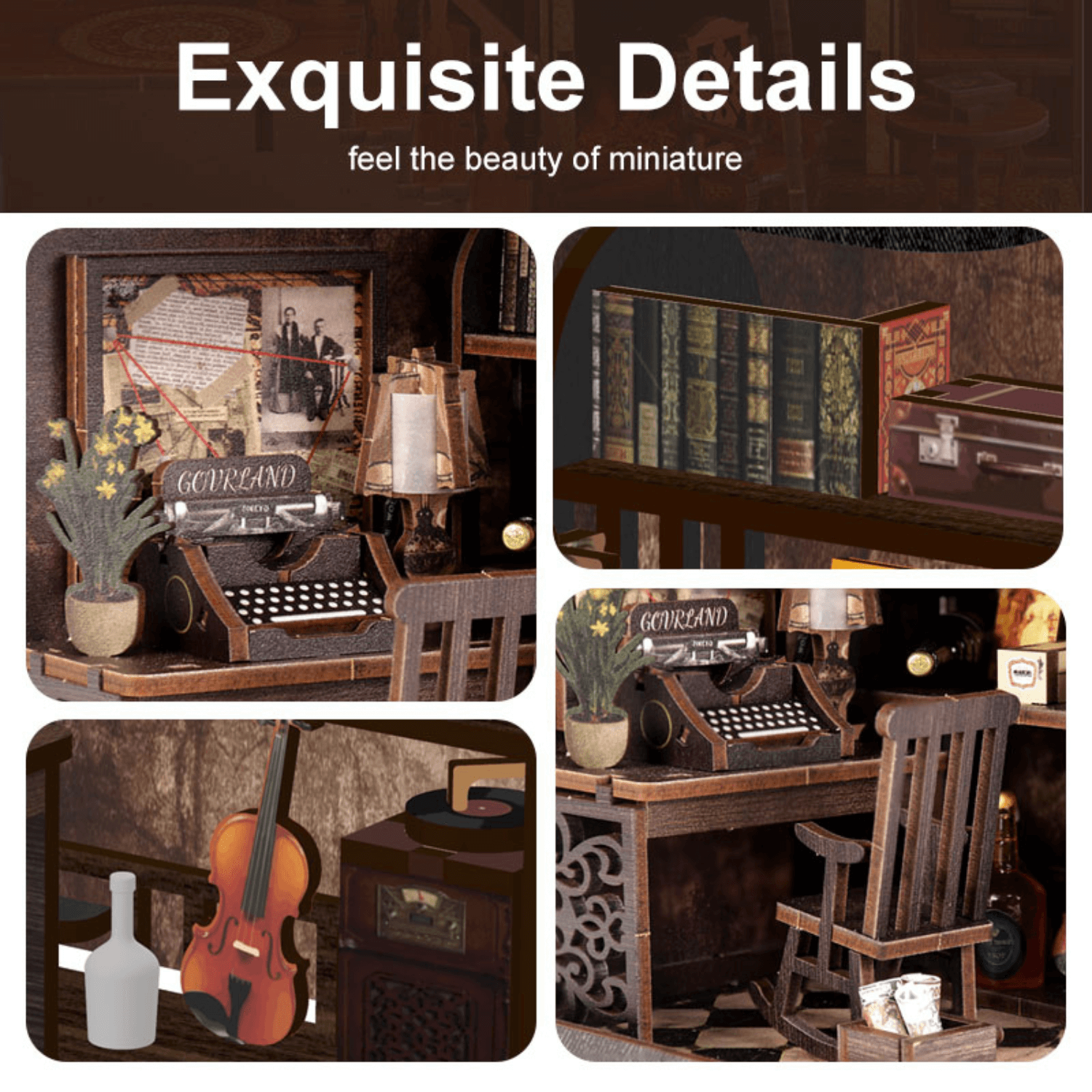 Detective Agency | Diorama | Book Nook Diorama MagicHolz