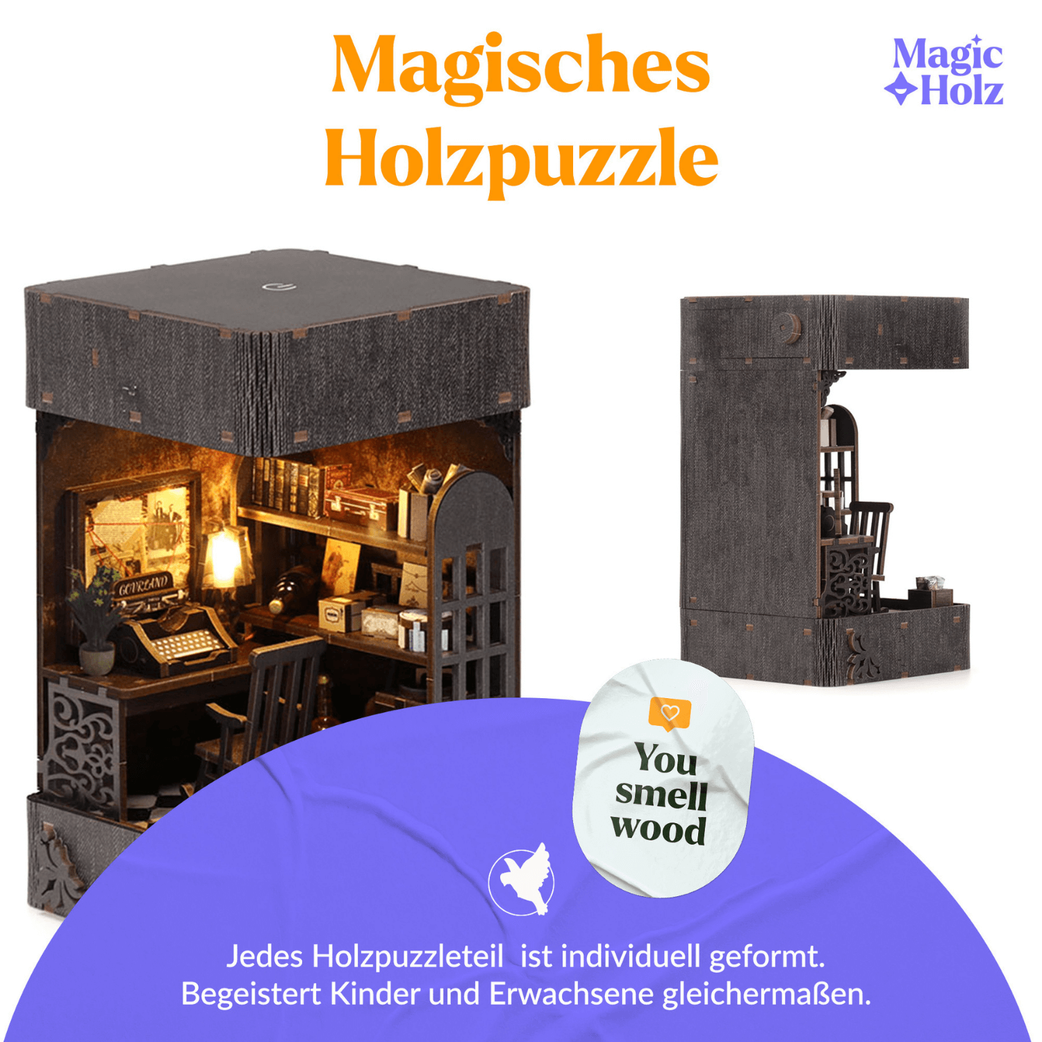 Detective Agency | Diorama | Book Nook Diorama MagicHolz