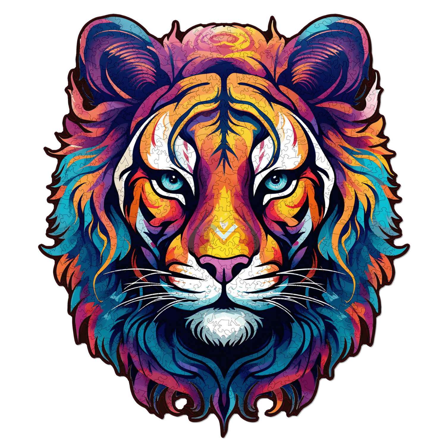 Die majestätische Güte | Tiger Holzpuzzle MagicHolz