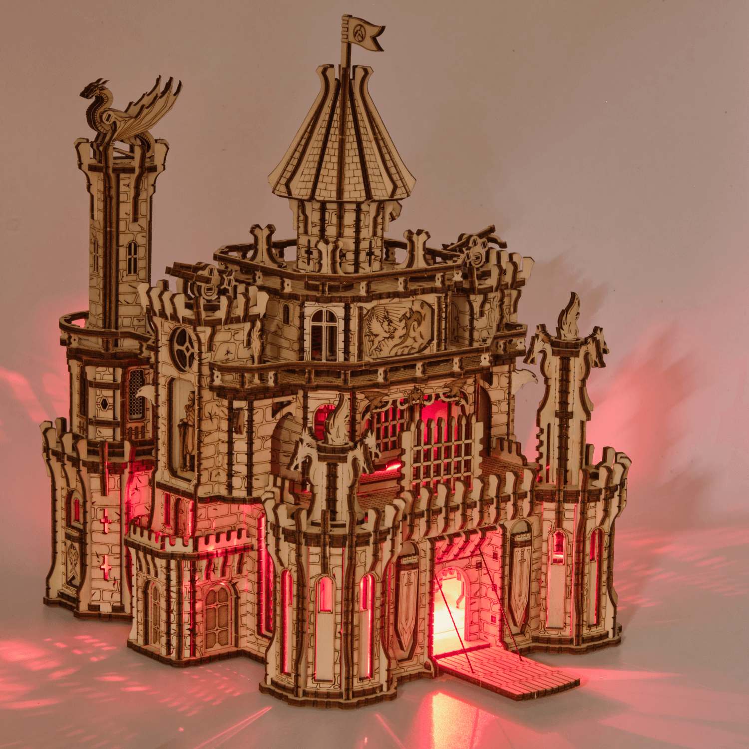 Dragon Castle-Mechanical Wooden Puzzle-WoodTrick--