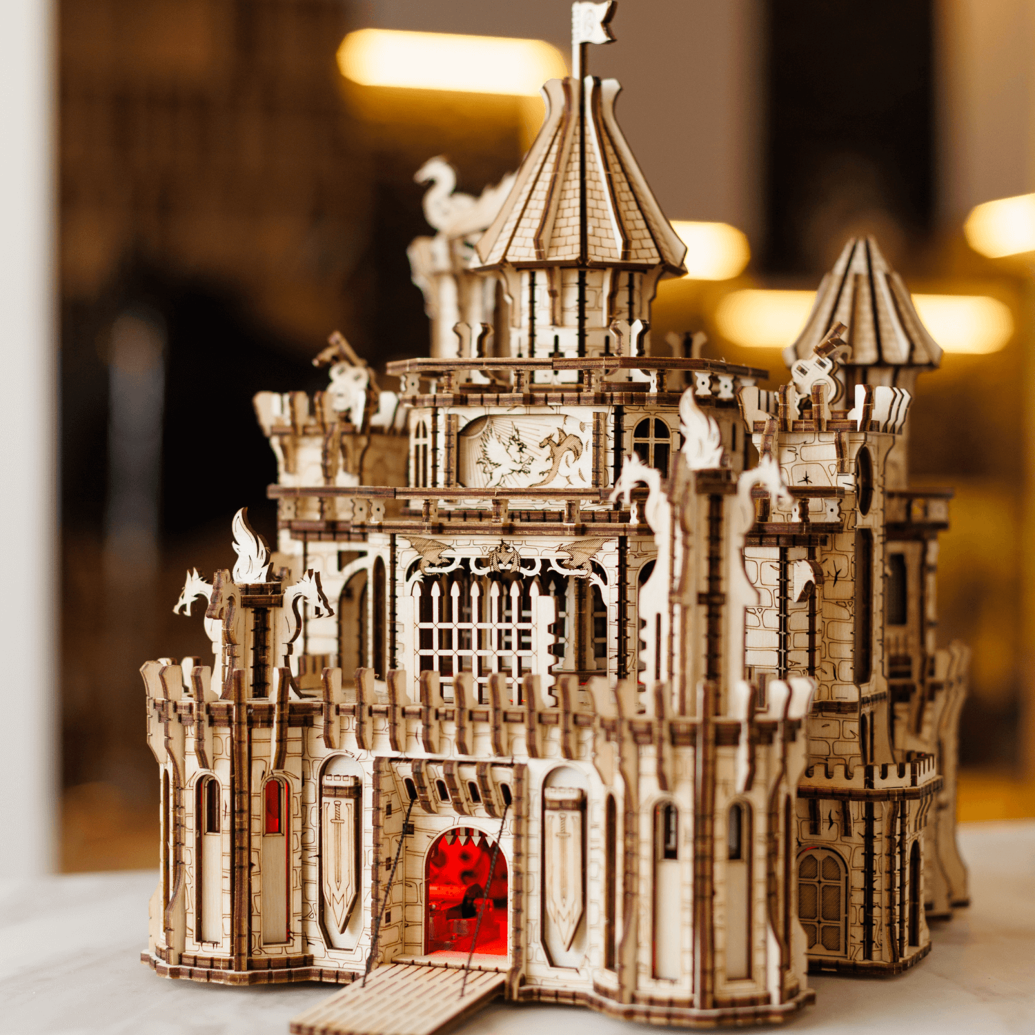 Dragon Castle mechanical wooden puzzle WoodTrick