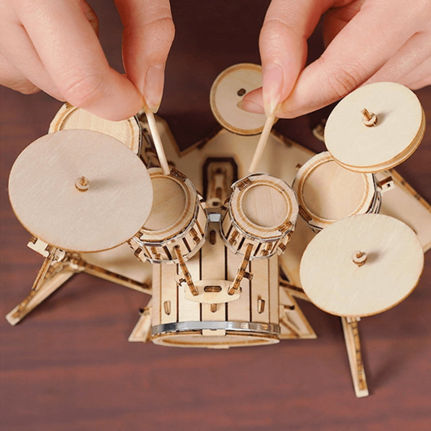 Schlagzeug | Drum Kit 🥁 3D Puzzle Robotime