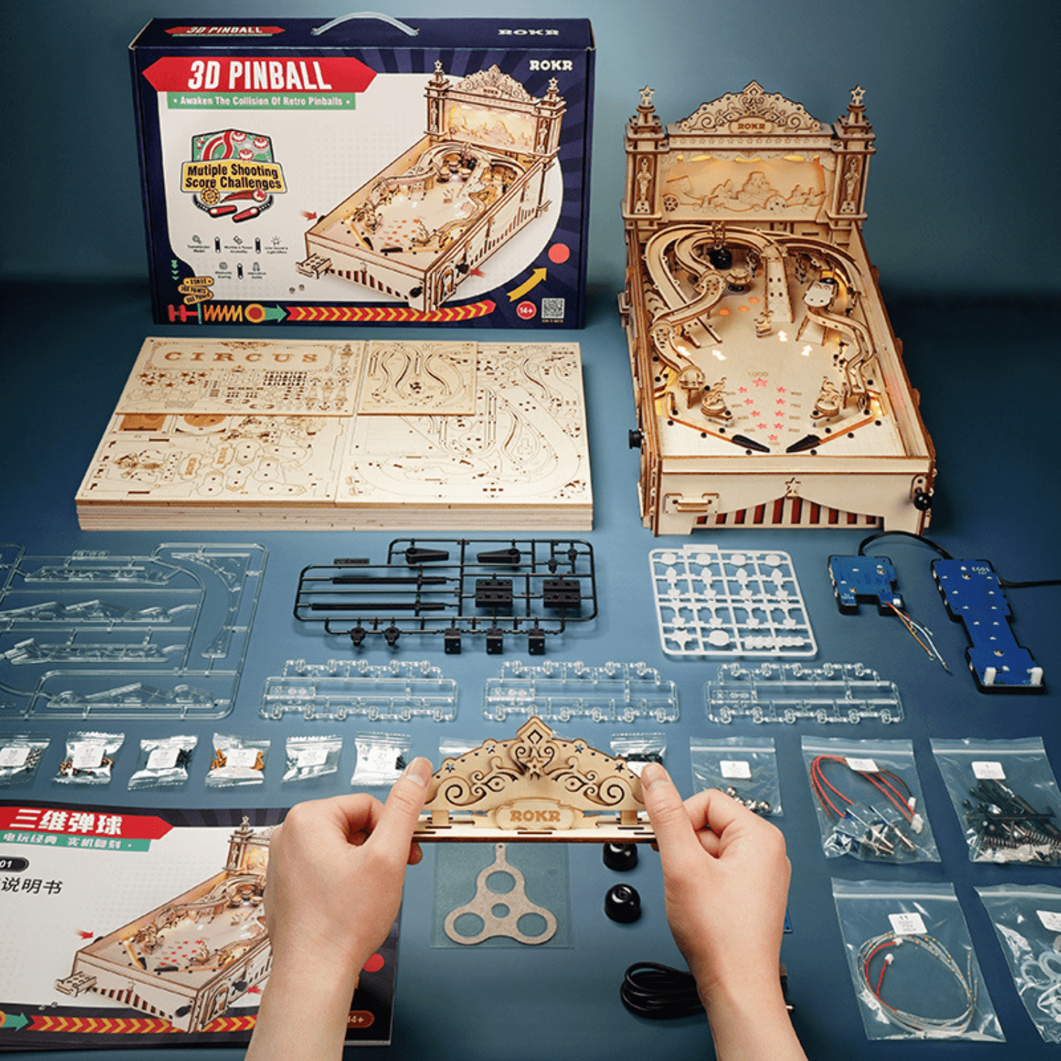 🕹️ 3D Pinball Starter Set 3D Puzzle Robotime