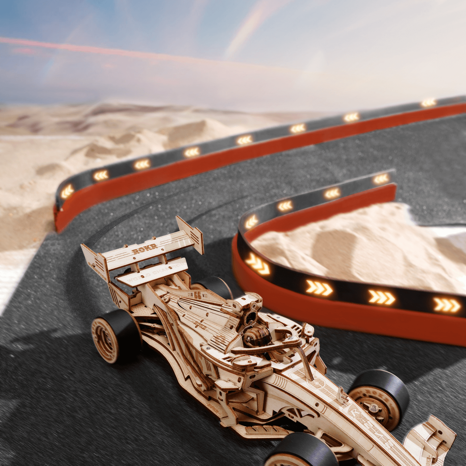 Rennwagen Bausatz 🏎️ 3D Puzzle Robotime