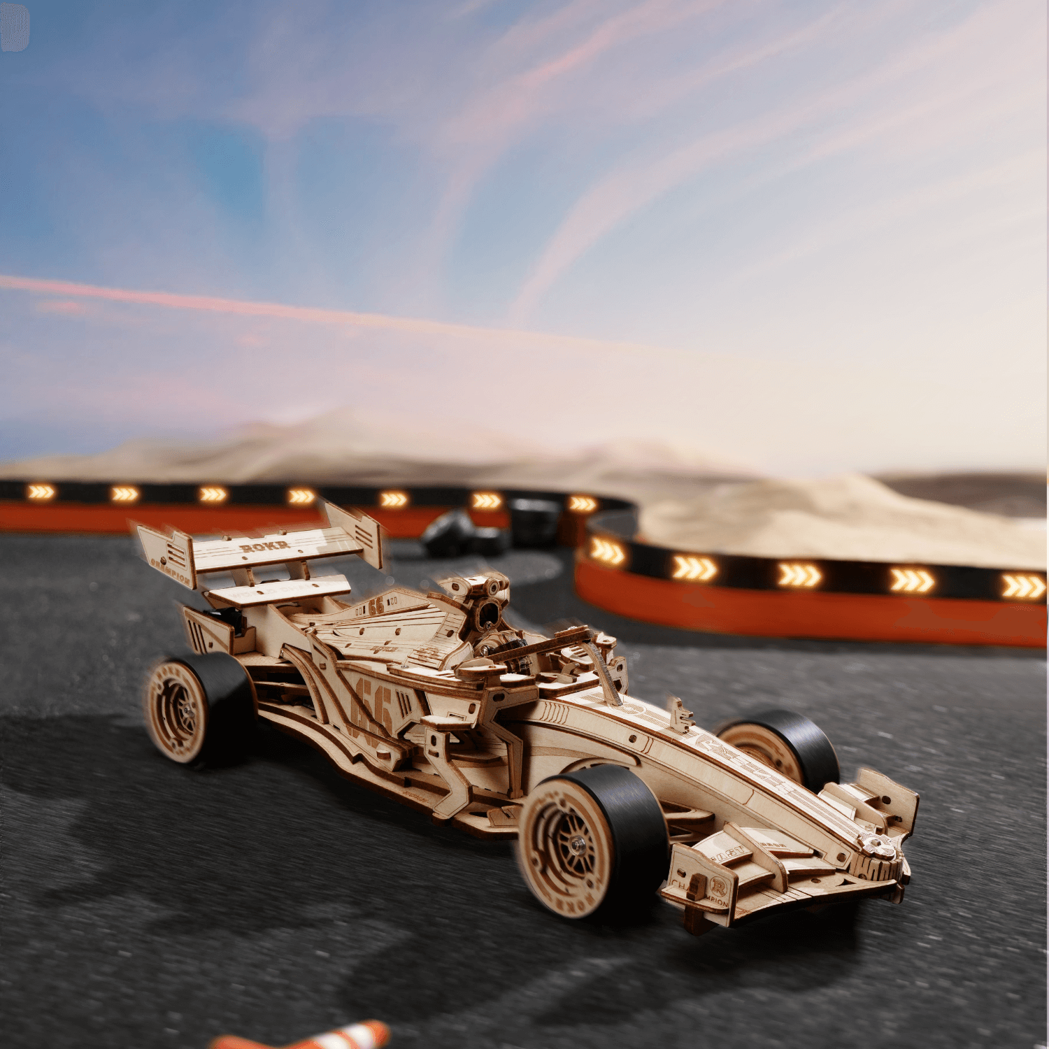 Rennwagen Bausatz 🏎️ 3D Puzzle Robotime