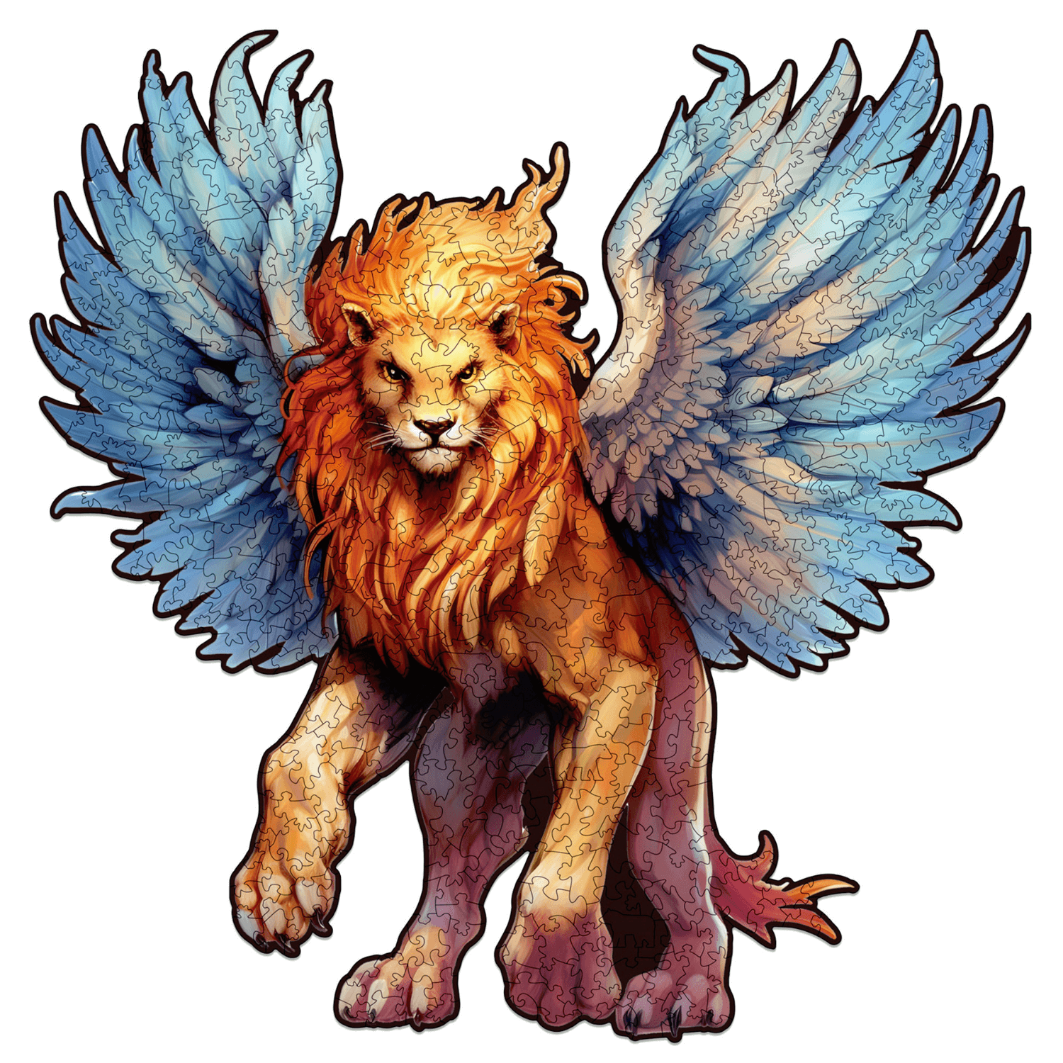 Ailes du courage | Lion Puzzle en bois MagicHolz