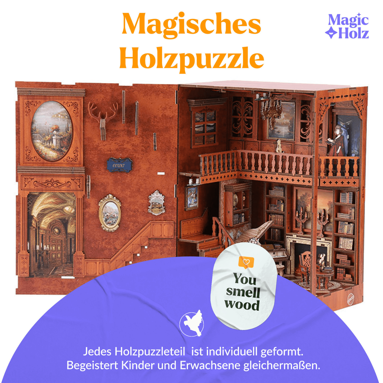 Grimm's Haus Bastel-Set Diorama MagicHolz