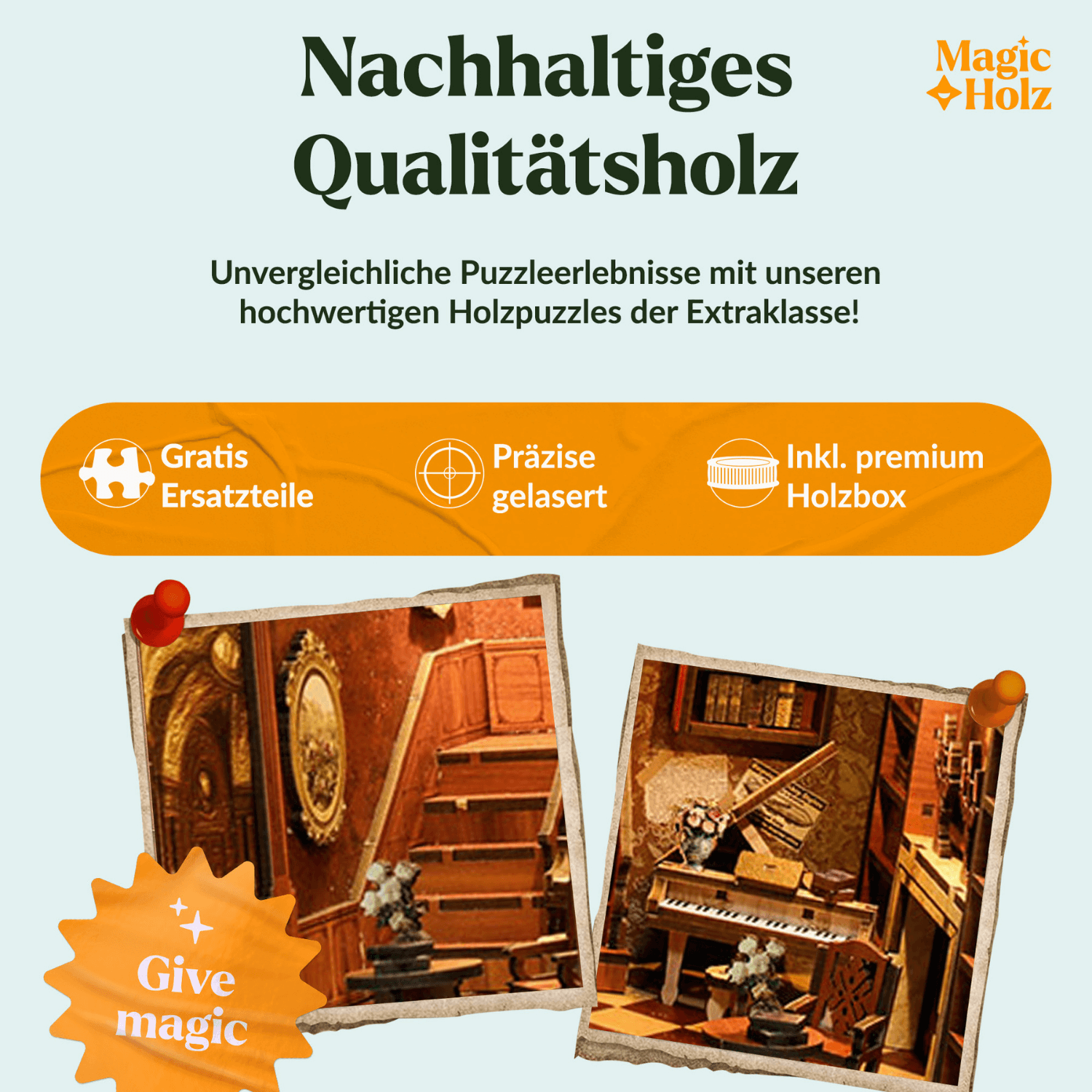 Grimm's Haus Bastel-Set Diorama MagicHolz