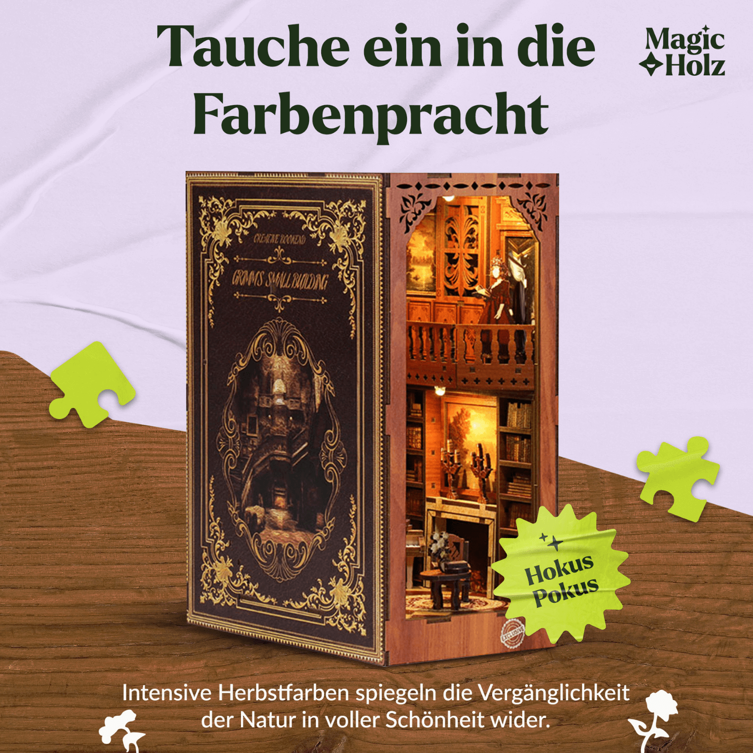Grimm's Haus Bastel-Set Diorama MagicHolz