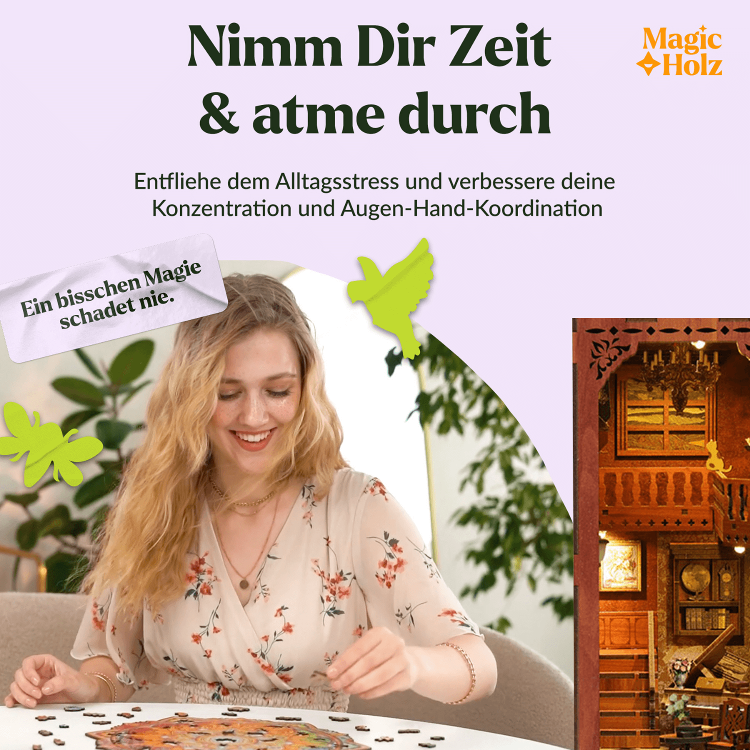 Grimm's Haus Bastel-Set Diorama MagicHolz