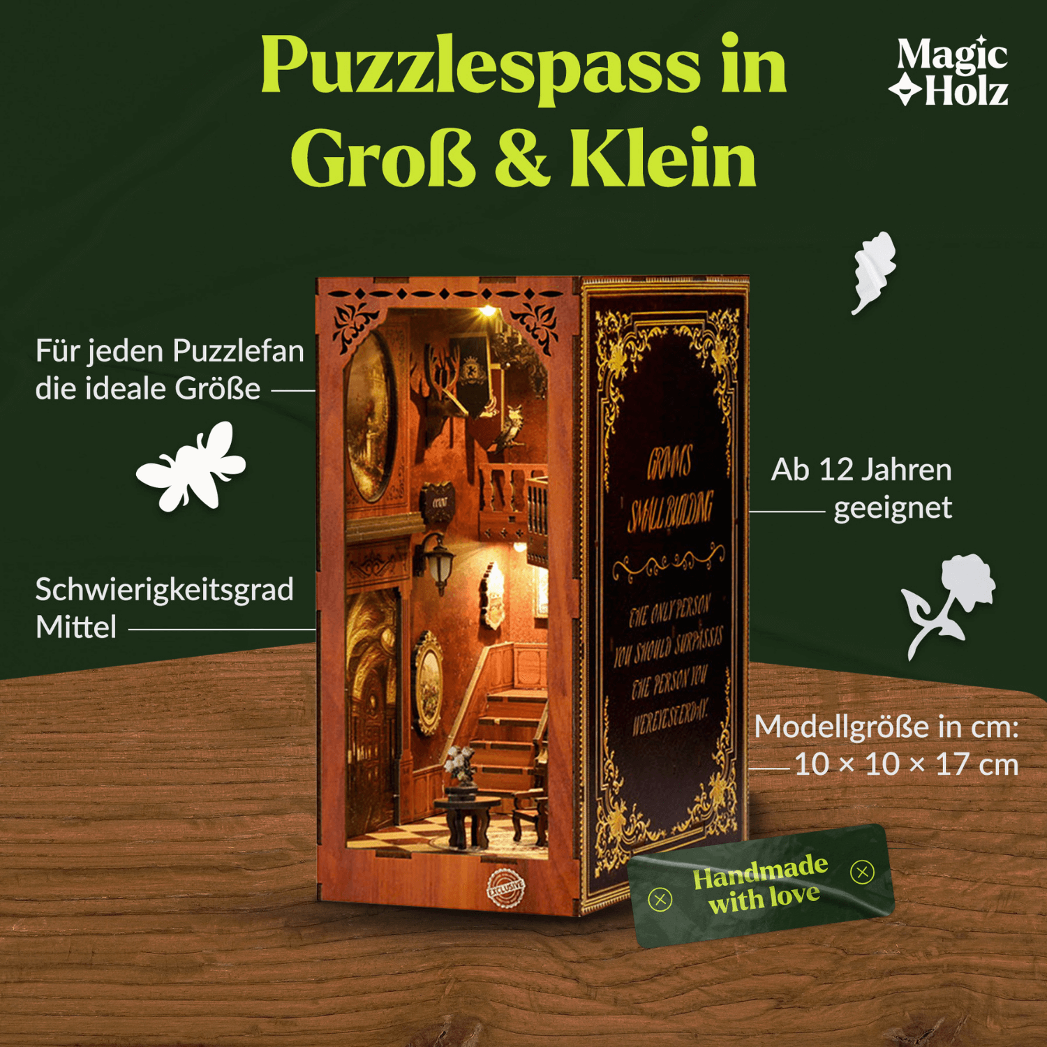 Grimm's Haus Bastel-Set Diorama MagicHolz