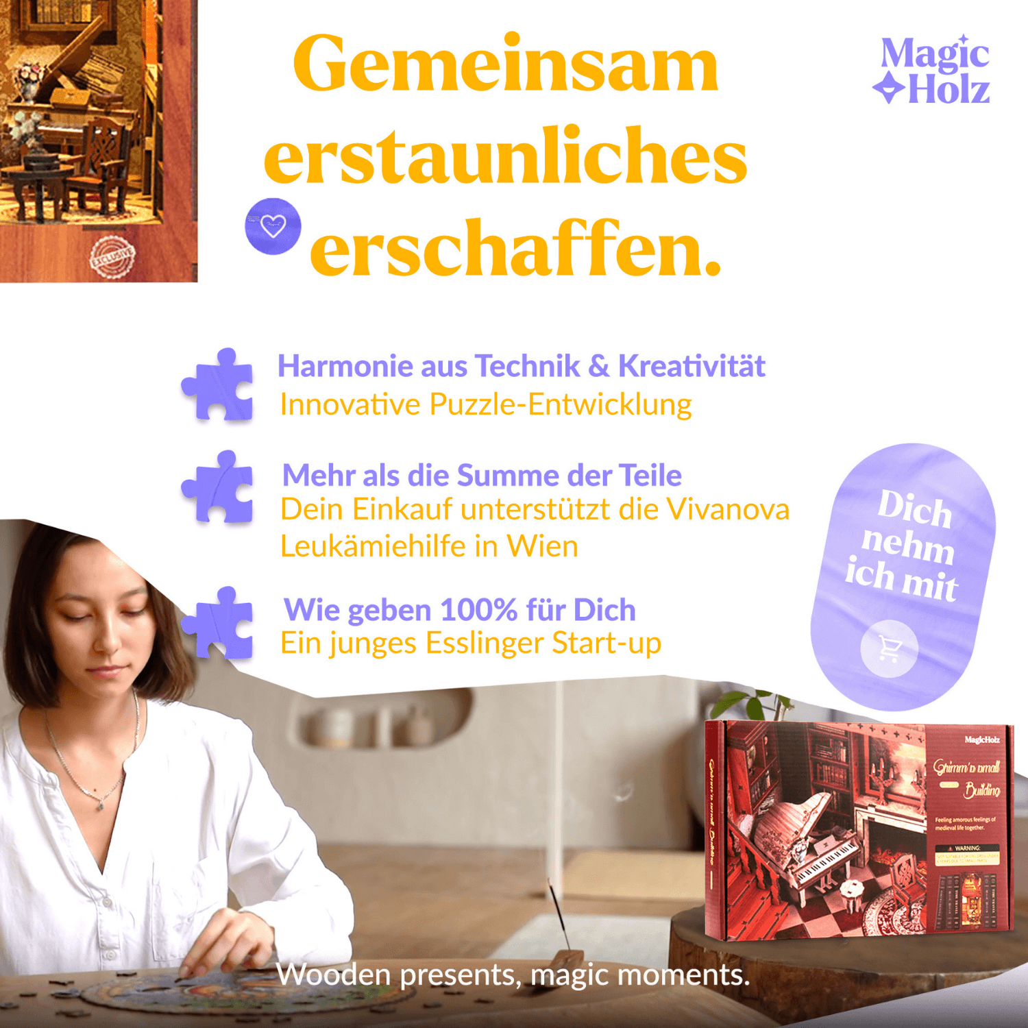 Grimm's Haus Bastel-Set Diorama MagicHolz