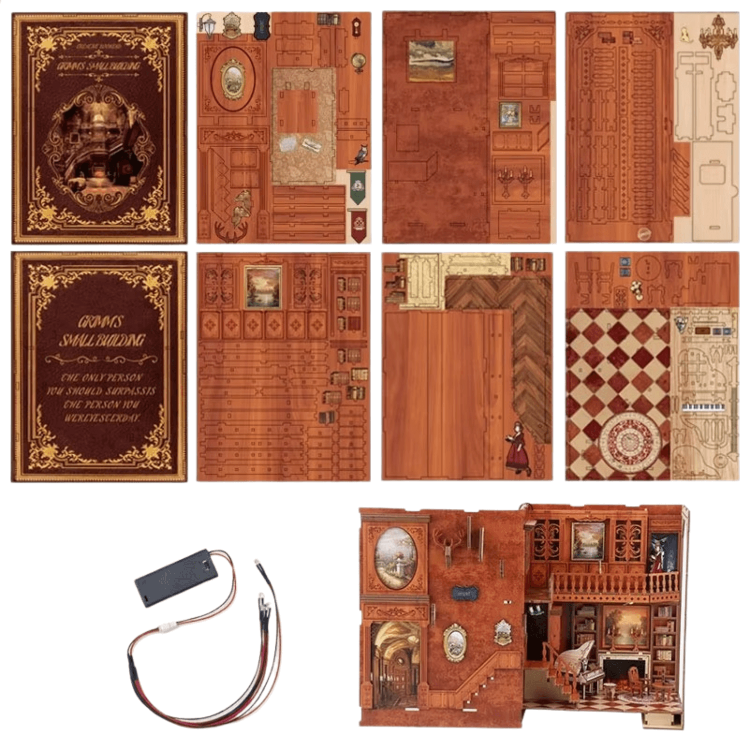 Grimm's little house | Diorama | Book Nook Diorama MagicHolz