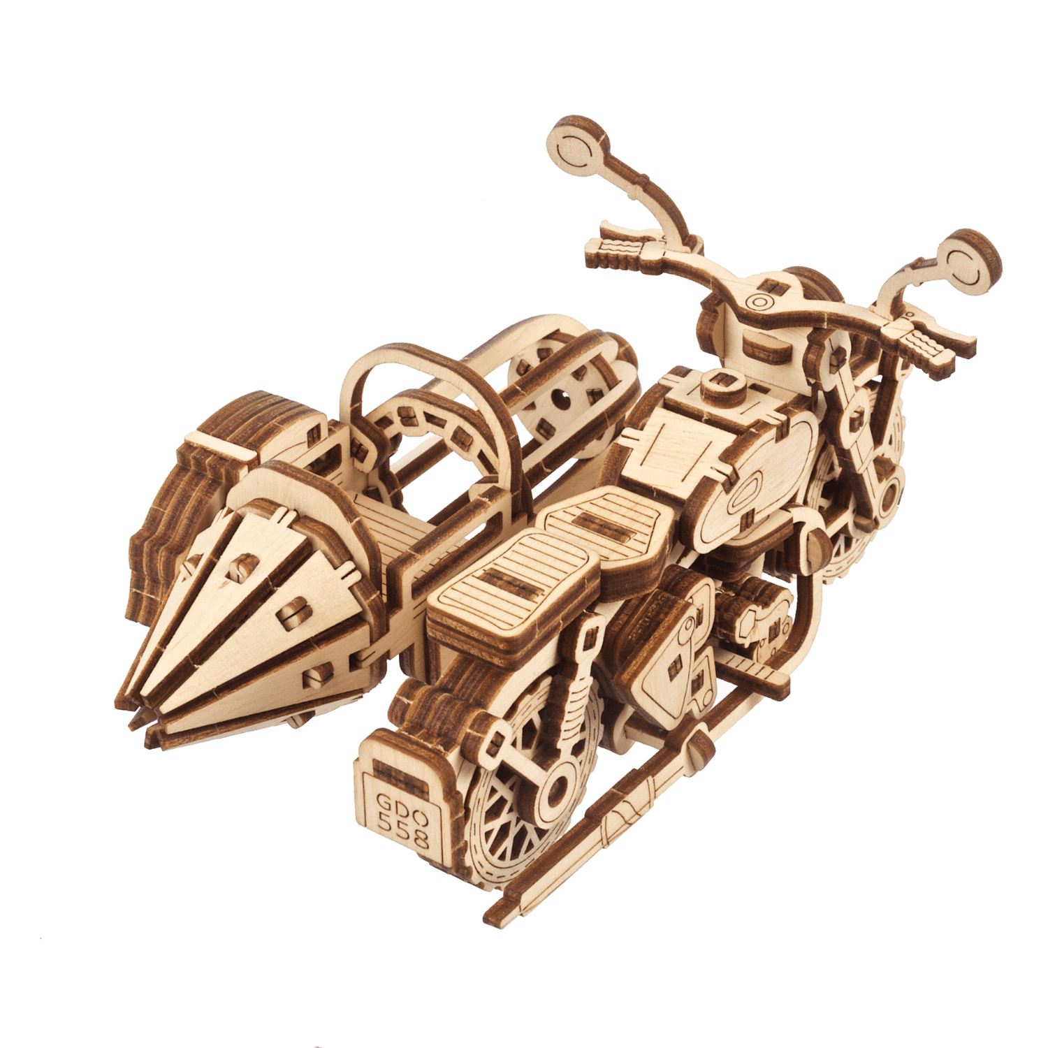 Hagrid's Flying Motorcycle™ | Harry Potter-Mechanical Wooden Puzzle-Ugears--