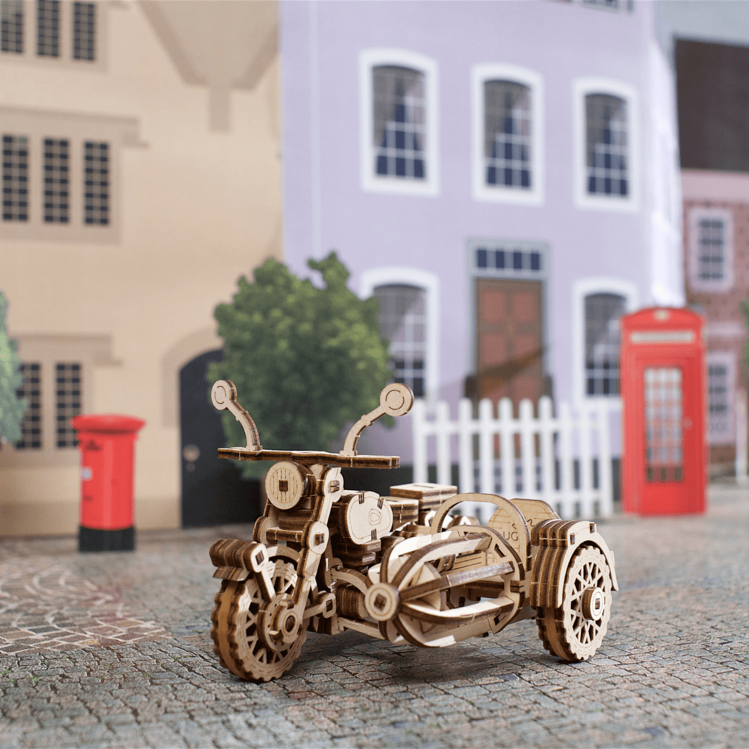 Hagrid's Flying Motorcycle™ | Harry Potter-Mechanical Wooden Puzzle-Ugears--