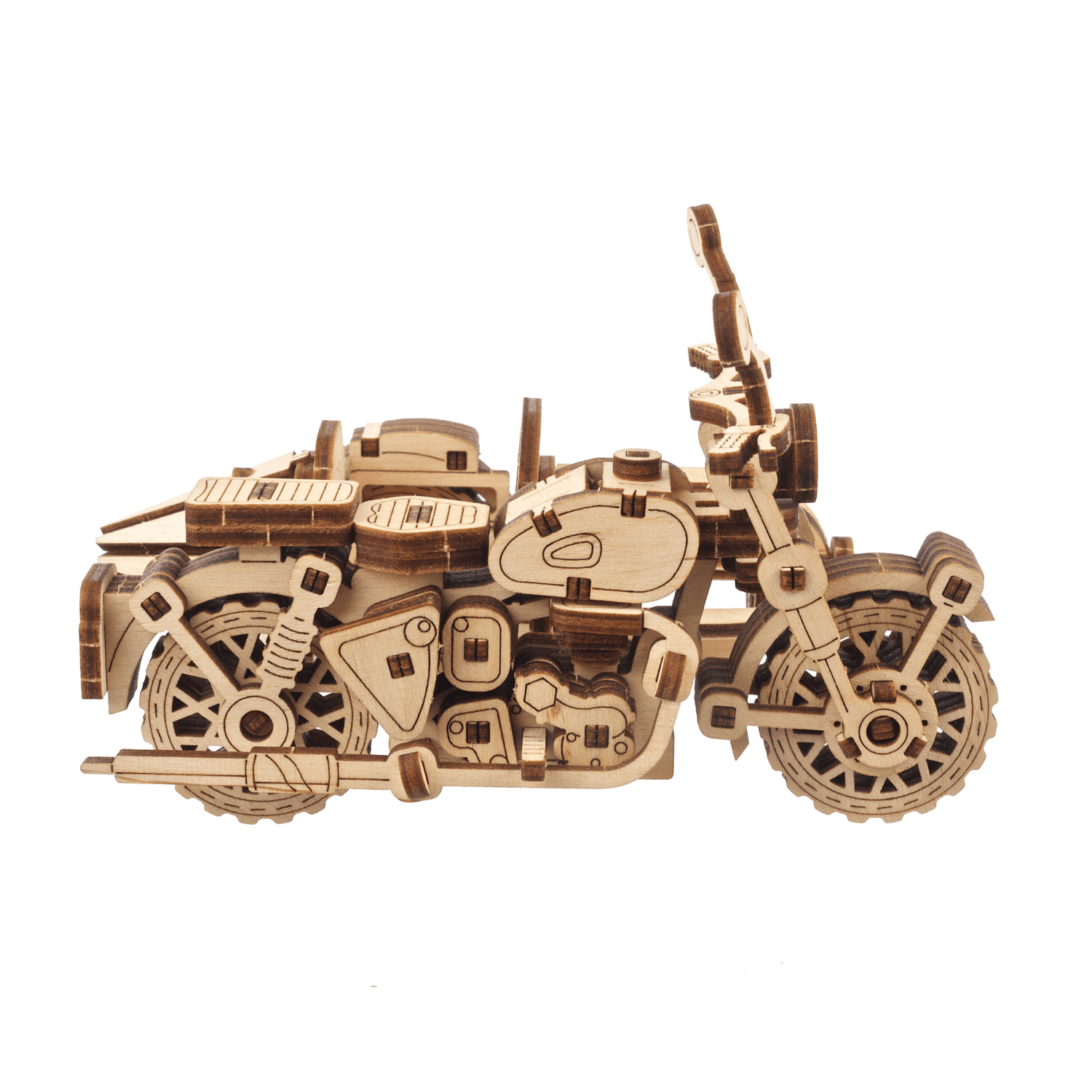 Hagrid's Flying Motorcycle™ | Harry Potter-Mechanical Wooden Puzzle-Ugears--
