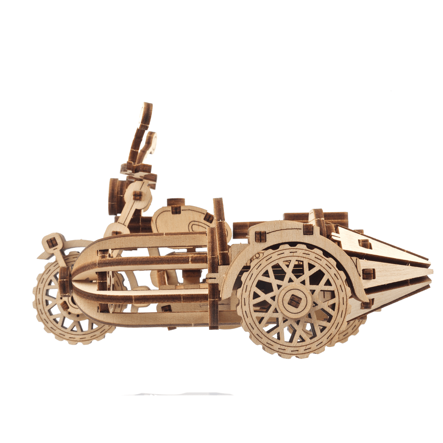 Hagrid's Flying Motorcycle™ | Harry Potter-Mechanical Wooden Puzzle-Ugears--