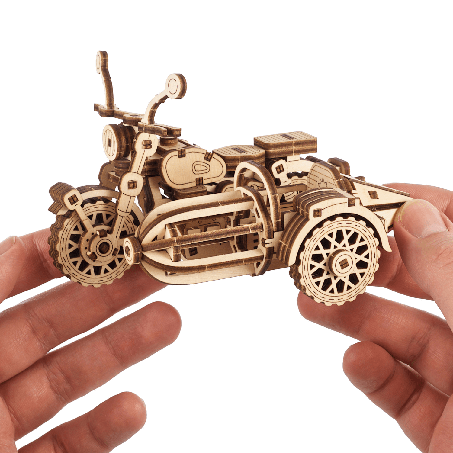 Hagrid's Flying Motorcycle™ | Harry Potter-Mechanical Wooden Puzzle-Ugears--