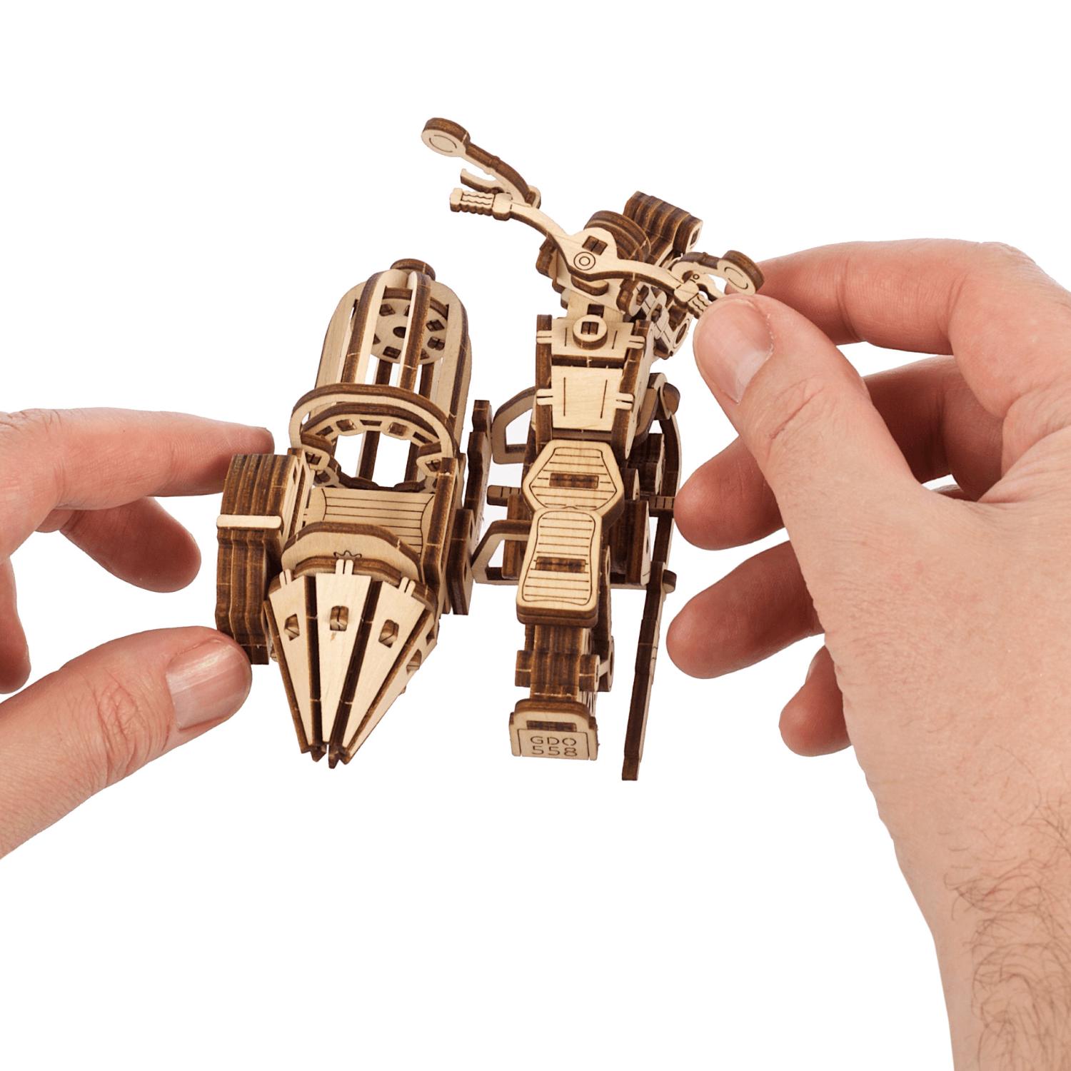 Hagrid's Flying Motorcycle™ | Harry Potter-Mechanical Wooden Puzzle-Ugears--
